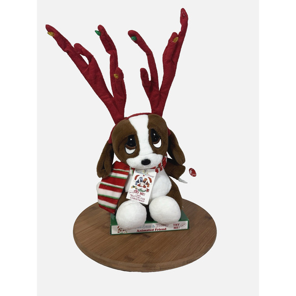 Dan Dee Sad Sam & Honey Animated Singing Light Up Plush Nothing for Christmas - Picture 1 of 13